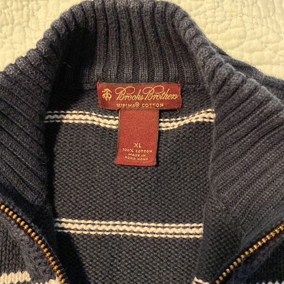 Brooks Brothers zip up cardigan - Picture 4 of 6